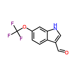 6-(Trifluoromethoxy)-1H-indole-3-carbaldehyde Structure