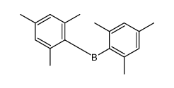二(2,4,6-三甲苯基)硼烷结构式
