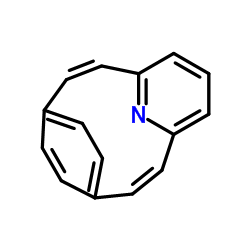 (2Z,9Z)-16-Azatricyclo[9.2.2.14,8]hexadeca-1(13),2,4(16),5,7,9,11,14-octaene结构式