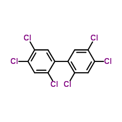 2,2',4,4',5,5'-Hexachloro(14C12)biphenyl结构式