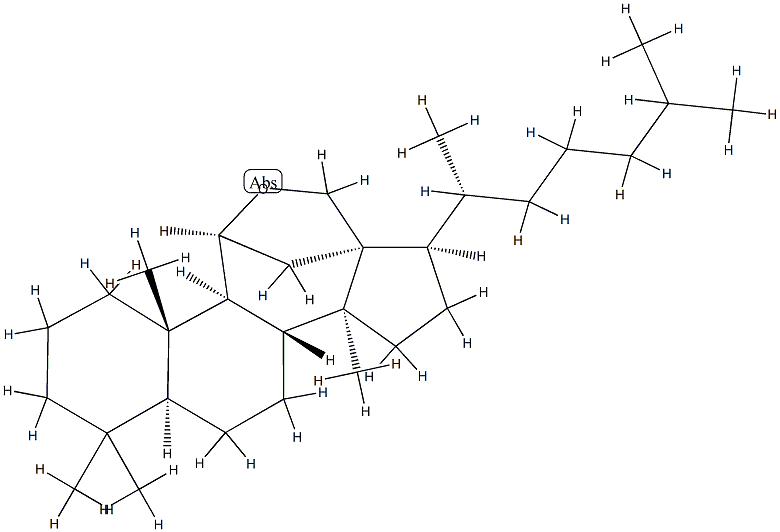 11β,18-Epoxylanostane structure