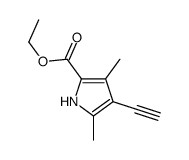 ethyl 4-ethynyl-3,5-dimethyl-1H-pyrrole-2-carboxylate Structure