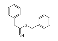 benzyl 2-phenylethanimidothioate结构式