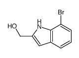 (7-Bromo-1H-indol-2-yl)methanol structure