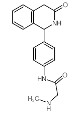 Acetamide, 2- (methylamino)-N-[4-(1,2,3, 4-tetrahydro-3-oxo-1-isoquinolinyl)phenyl]- picture
