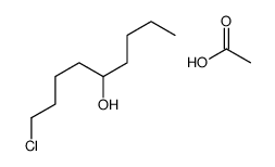 acetic acid,1-chlorononan-5-ol结构式