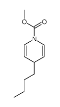 4-butyl-1-methoxycarbonyl-1,2-dihydropyridine Structure