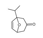 1-isopropyl-8-oxa-bicyclo[3.2.1]oct-6-en-3-one结构式