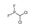 Difluoro(dichloromethyl)phosphine Structure