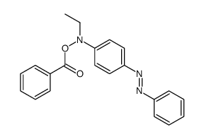 (N-ethyl-4-phenyldiazenylanilino) benzoate结构式