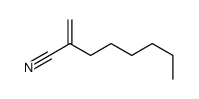 alpha-Hexylacrylonitrile structure