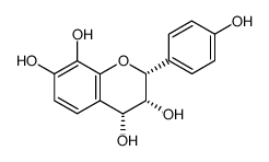 (2R)-2α-(4-Hydroxyphenyl)-3,4-dihydro-2H-1-benzopyran-3α,4α,7,8-tetrol结构式