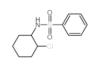 N-(2-chlorocyclohexyl)benzenesulfonamide structure