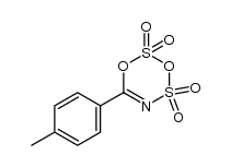 6-p-tolyl-[1,3,2,4,5]dioxadithiazine 2,2,4,4-tetraoxide结构式