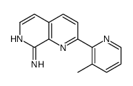 2-(3-methylpyridin-2-yl)-1,7-naphthyridin-8-amine结构式