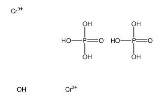 dichromium tris(hydrogen phosphate)结构式