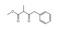 methyl 2-methyl-3-oxo-4-phenylbutanoate结构式