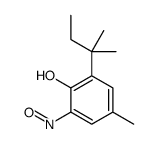 4-methyl-2-(2-methylbutan-2-yl)-6-nitrosophenol Structure