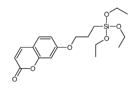 7-(3-triethoxysilylpropoxy)chromen-2-one Structure
