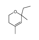 6-ethyl-4,6-dimethyl-2,3-dihydropyran Structure