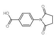 4-(2,5-二氧代吡咯烷-1-基)-苯甲酸结构式