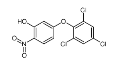 2-nitro-5-(2,4,6-trichlorophenoxy)phenol结构式