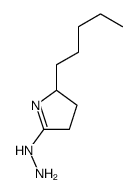(2-pentyl-3,4-dihydro-2H-pyrrol-5-yl)hydrazine Structure