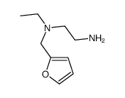 N'-ethyl-N'-(furan-2-ylmethyl)ethane-1,2-diamine结构式