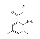 1-(2-amino-3,5-dimethylphenyl)-2-chloroethanone结构式