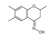 N-(2,6,7-trimethyl-2,3-dihydrochromen-4-ylidene)hydroxylamine Structure