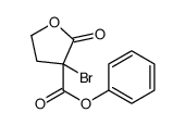 phenyl 3-bromo-2-oxooxolane-3-carboxylate Structure