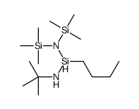 N-[[bis(trimethylsilyl)amino]-butylsilyl]-2-methylpropan-2-amine Structure