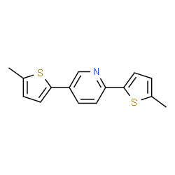 2,5-di(5-methylthiophen-2-yl)pyridine结构式