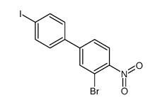 2-bromo-4-(4-iodophenyl)-1-nitrobenzene Structure