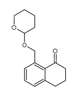 8-(tetrahydro-pyran-2-yloxymethyl)-3,4-dihydro-2H-naphthalen-1-one Structure