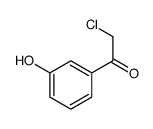 2-chloro-1-(3-hydroxyphenyl)ethanone结构式