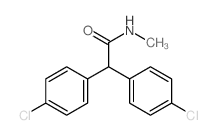 2,2-bis(4-chlorophenyl)-N-methyl-acetamide Structure