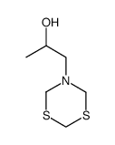 1-(1,3,5-dithiazinan-5-yl)propan-2-ol结构式