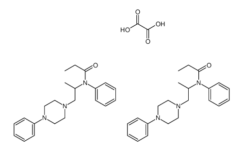 oxalic acid,N-phenyl-N-[1-(4-phenylpiperazin-1-yl)propan-2-yl]propanamide结构式