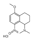 (5-methoxy-8-nitro-1,2,3,4-tetrahydronaphthalen-1-yl)-dimethylazanium,chloride结构式