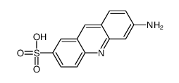 6-Amino-2-acridinesulfonic acid结构式