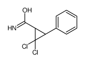 (1R,3R)-2,2-dichloro-3-phenylcyclopropane-1-carboxamide Structure