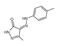 5-methyl-2H-pyrazole-3,4-dione 4-p-tolylhydrazone Structure