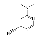 4-Pyrimidinecarbonitrile, 6-(dimethylamino)- (9CI) picture
