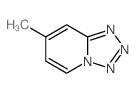 4-methyl-1,7,8,9-tetrazabicyclo[4.3.0]nona-2,4,6,8-tetraene结构式