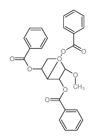 b-D-Xylopyranoside, methyl,tribenzoate (9CI)结构式