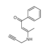 1-phenyl-3-(prop-2-ynylamino)but-2-en-1-one Structure
