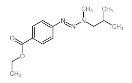 Benzoic acid,4-[3-methyl-3-(2-methylpropyl)-1-triazen-1-yl]-, ethyl ester picture