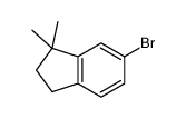 6-溴-1,1-二甲基-2,3-二氢-1H-茚结构式