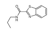 2-Benzothiazolecarboxamide,N-propyl-(9CI)结构式